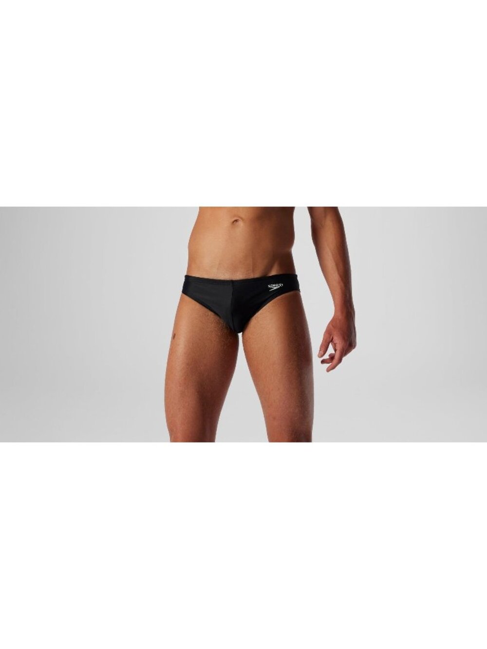 Speedo Mens Solar 2' Swim Brief Black Size 36 NEW